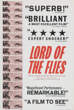 O Senhor das Moscas - Filme 1963 - poster