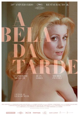 Poster A Bela da Tarde 1967 - Aniversário 50 anos- Cinema e Psicanálise com Célio Pinheiro